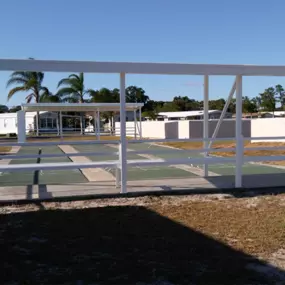 3 shuffleboard courts