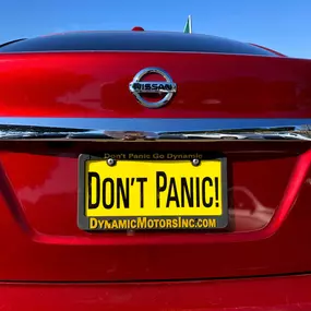 Don't panic, go Dynamic! We're all about second chance financing, which means we finance regardless of credit! Whether you have bad credit, no credit, or are a first time buyer, we try to help everyone get approved.
