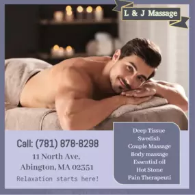 The full body massage targets all the major areas of the body that are most subject to strain 
and discomfort including the neck, back, arms, legs, and feet. If you need an area of the body 
that you feel needs extra consideration, such as an extra sore neck or back, feel free to make 
your massage therapist aware and they will be more than willing to accommodate you.