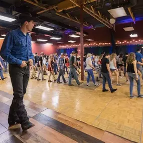 Line Dancing lessons at Scootin' Boots Dance Hall