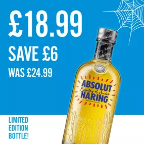 £18.99 Absolut - New bottle design limited edition