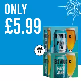 £5.99 each on Brewdog 4 packs.