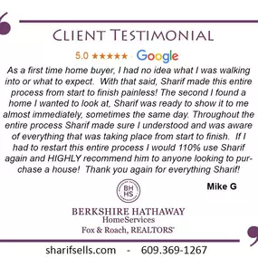 Bild von BHHS Fox & Roach Licensed Realtor in NJ & PA - Sharif Hatab