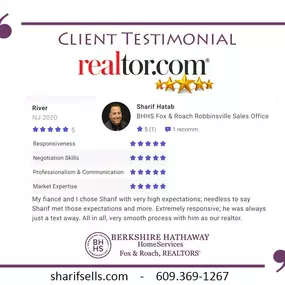 Bild von BHHS Fox & Roach Licensed Realtor in NJ & PA - Sharif Hatab