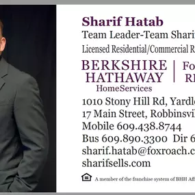 Bild von BHHS Fox & Roach Licensed Realtor in NJ & PA - Sharif Hatab