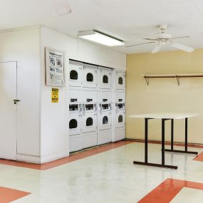 On-site laundry facility