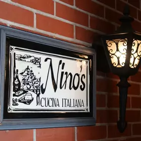 Nino's Italian Cuisine Restaurant Sign