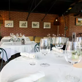 Outdoor Intimate Dining Area at Nino's Italian Cuisine Restaurant in Atlanta, GA