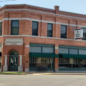 The Mabrey family has been involved with banking in Okmulgee since the early 1900s.  This historic location in downtown Okmulgee, contains artifacts and displays from the early days of banking and is staffed by local professionals with unmatched expertise in Okmulgee and surrounding areas.