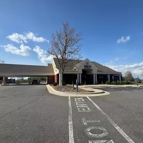 Outside view of the State Employees' Credit Union Yadkinville branch