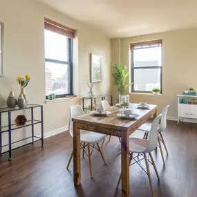 The Grand Wisconsin Apartment Dining area with natural light