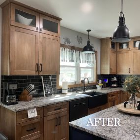 Final product of one of our BIGGEST Kitchen Transformations