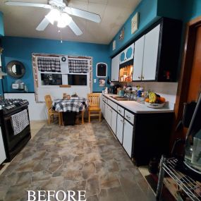 A BEFORE picture of one of our favorite remodels.