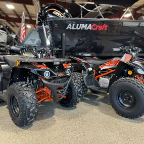 Alumacraft boats and Kayo ATVs for sale in Roscoe, Illinois
