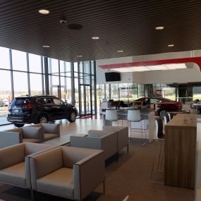 Russ Darrow Nissan of West Bend showroom.