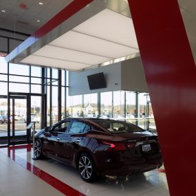 Russ Darrow Nissan of West Bend showroom.