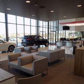 Russ Darrow Nissan of West Bend showroom.