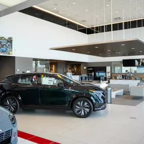 Russ Darrow Nissan of West Bend showroom.