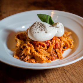 Pasta with Burrata