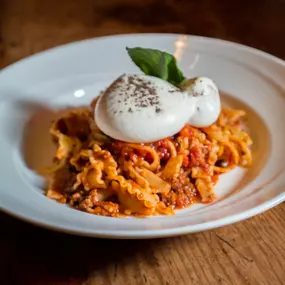 Pasta with Burrata