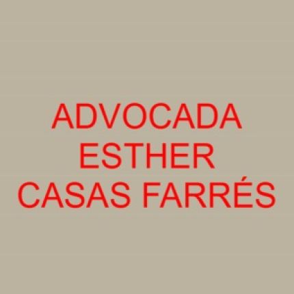 Logo van Advocada Esther Casas Farrés