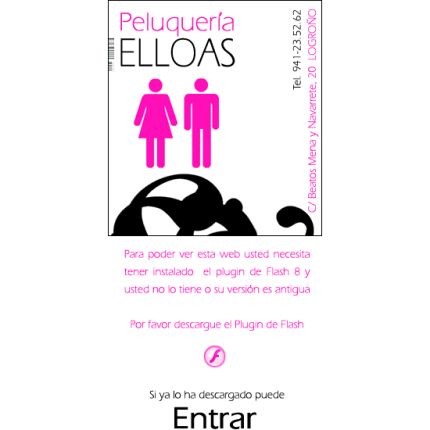 Logotyp från Elloas Peluqueros