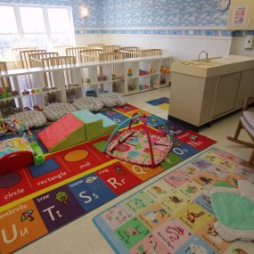 Welcome to our infant room! Here you will find many exciting toys, rattles, and teethers for keeping your baby happy and engaged!
