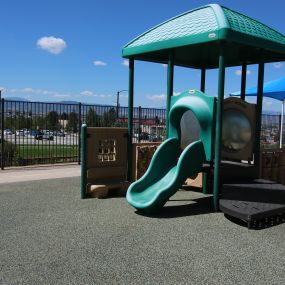 Outdoor playground equipment to encourage exercise