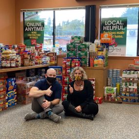 Timberland Bank Participates in Local Food Drive