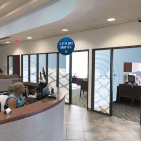 BayPort Credit Union branch interior view