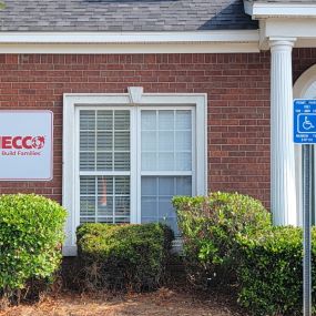 Outside front door at Necco Augusta office