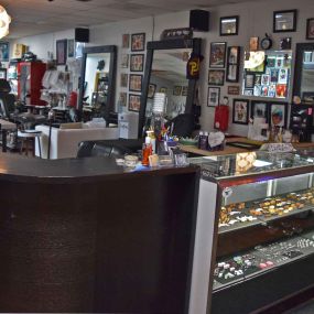 Our tattoo and piercing shop