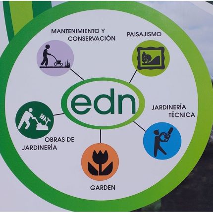 Logotipo de Edn Jardineria y Paisajismo