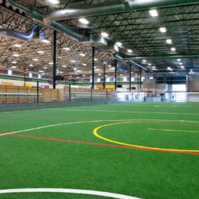 Our indoor soccer field