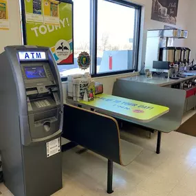 Seating area and ATM