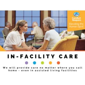 Our home care services are available to seniors in a number of settings, including assisted living facilities.