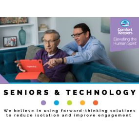 Our senior caregivers may use cutting-edge technology to help seniors shop for groceries, communicate with friends and family, and watch their favorite television shows.