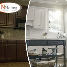 Cabinet painting with N-Hance makes your home look bran new!