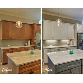 Before and After - Custom Color Finishes