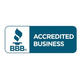 We are accredited by the Better Business Bureau