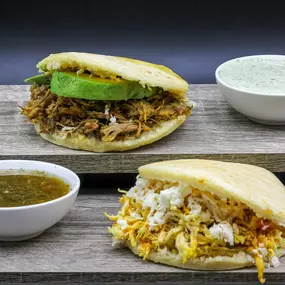 Arepa Rellena with Avocado