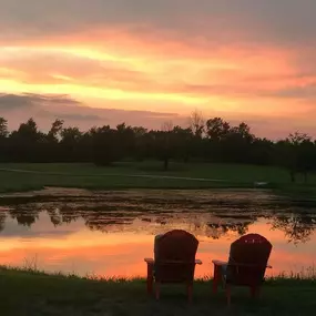 Stay at our serene campgrounds and enjoy a beautiful sunset!