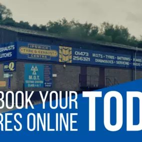 Book your Tyres today at Ipswich Tyre Centre