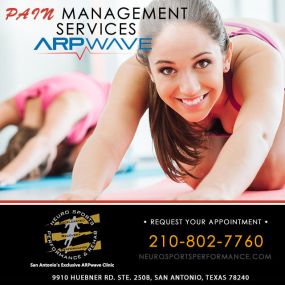 ARPwave clinic San Antonio, TX. Call Neuro Sports Performance and Rehab: 210-802-7760.