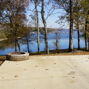 Elm Hill RV Resort - Large Concrete Pads with Full Hook-Up.