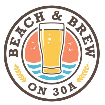 Logo from Beach & Brew on 30A