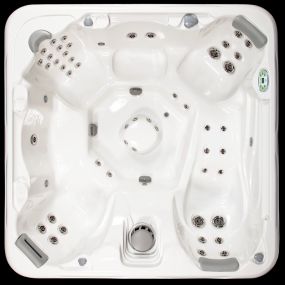 We have hot tubs that seat up to 6. Come check them out!
