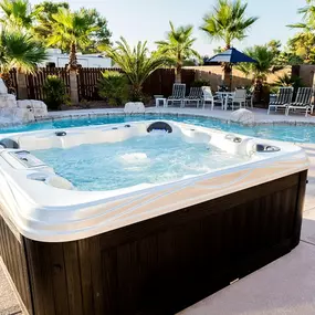 Are you looking for the perfect hot tub to go with your pool? Contact us today!