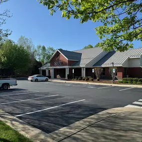 Outside view of the State Employees' Credit Union Randleman branch