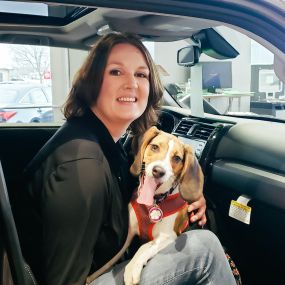 Celebrating National Love Your Pet Day at Russ Darrow Toyota in February.